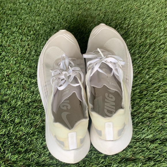 Nike zoom fly triple white size 9.5 - Picture 4 of 5